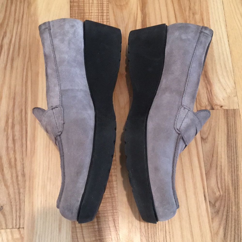 Munro Katie Wedge Penny Loafer Suede - Picture 3 of 8